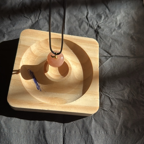 Natural apple shape pink Jade Christmas Gift - Picture 2 of 5